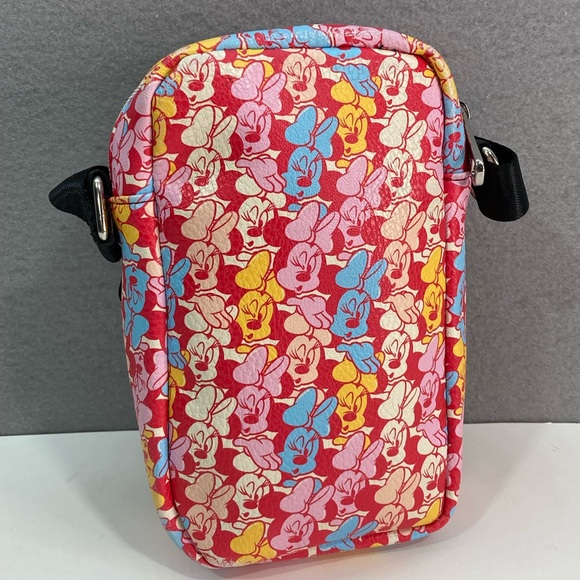 Buckle Down Disney Minnie Mouse All Over Print Crossbody Bag & Minnie Mouse Ears - Picture 4 of 10